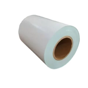 Single Sided Jumbo Roll Thermal Adhesive Heat Resistant Sticker Paper Blue Hot Melt and Rubber