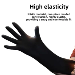 Single Use Sterile Dental Beauty Safety Gloves with Tear Resistant 24CM Latex for Manicure and Inspection