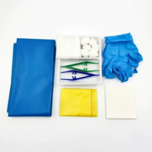 Single Use Sterile Dressing Kit Wound Cleaning Care Drape Sets Sterile Dressing Kit CE Certified Class I Hospital Medical Use