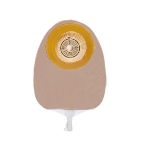 Skin Friendly One Piece Urostomy Pouch with Non woven Fabric Leak proof Drainable Stoma Bag with Hydrocolloid Skin Barrier