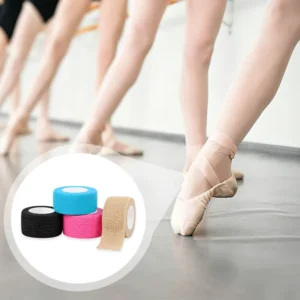 Skin Safe Ballet Foot Protective Tape Flexible Toe Wrap for Ballet Training and Stage Performance Use