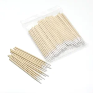 Small Free Stem Makeup Sterile War Remover Cosmetic Lip Cotton Tattoo Bud Swab Wooden Tip Applicator Bamboo Stick Pointed