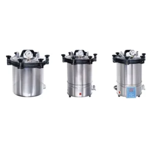 Small Mini 24 Liters Fluid Vertical Retort Autoclave Sterilization Machine Hao Boyou Stainless Steel 134C Max Temp for Lab