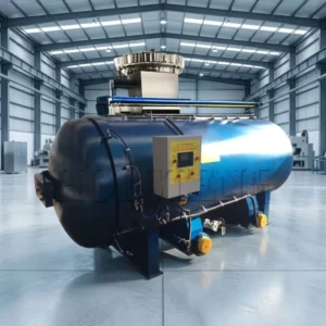 Small Steam Vulcanizing Rubber Lab Curing Autoclave Chamber with PLC Motor and Bearing for Rubber Sole Shoes Curing