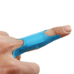 Smileplus HY6304 CE Certified Blue Detectable Knuckle Plasters Waterproof PE Adhesive Finger Band Aids Bandages