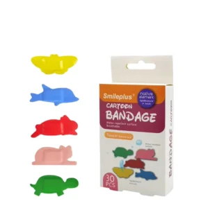 Smileplus Kids Cartoon Bandage Children Baby Band Aid Medical Adhesive Wound Dressing Waterproof Breathable Hemostasis Sticker