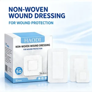 Soft Absorbent Non Woven Wound Dressing Sterile Self Adhesive Plaster for Minor Wounds Postoperative Wound Protection