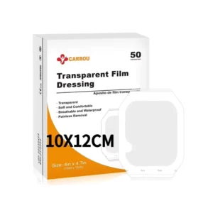 Soft Comfortable Good Adhesion 10*12cm Ultra-thin Light Transparent Film Dressing for Protecting the Wound