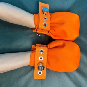 Soft Cotton Magnetic Secured Mitts for Dementia Patients Preventing Self Harm and Tube Pulling