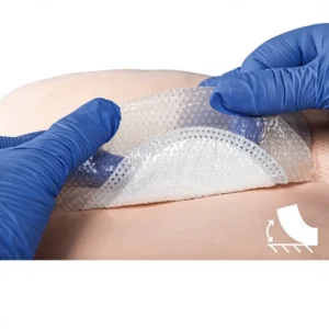Soft Silicone Self Adhesive Bordered Foam Wound Dressing for Ulcers Burns and Surgical Wound Care