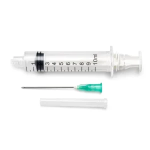 Sol KL Medical Disposable Syringe Luer Lock 10ml Syringe Medical Sterile Syringe for Clinic