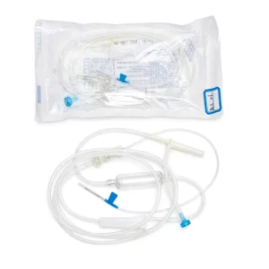 Sol KL Reliable Medical Infusion Set Blue Sterile Infusion Set Safe Fluid Infusion Set