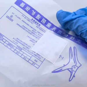 Source Factory Supply CUSTOM Breathable Dialysis Sticker Patch Plastic PE Pouch for Disposable Medical Tools Packaging Use