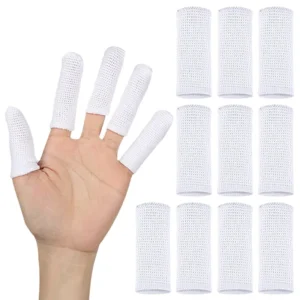 Spandex Mesh Finger Cots Elastic Stretch Fixed Bandage Unisex Sports Care Auxiliary