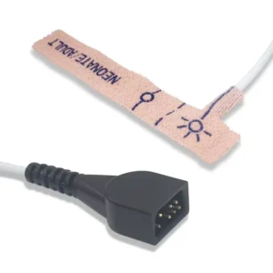 Spo2 Monitor Sensor 7 Pin 0.9m Non woven Fabric Disposable Spo2 Sensor for Adults newborns Spo2 Probe