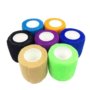 Sport Bandage Elastic Tape Non-Woven Latex Free Print Pattern Nylon Unisex Sport Protection 5cm 4.5M