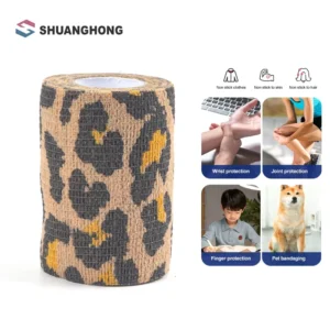Sport Pet Horse Waterproof Elastic Cohesive Bandage Cohesive Wrap Self-adhering Bandage