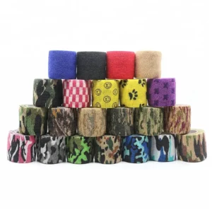 Sport Tape Waterproof Self Adhesive Elastic Bandage Non Woven Cohesive Bandage Tattoo Cohesive Bandage Manufacturer
