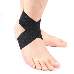 Sports Ankle Brace Thin Support Sleeve Nylon Compression Bandage for Running Cycling Dancing Soccer Basketball Volleyball Highly