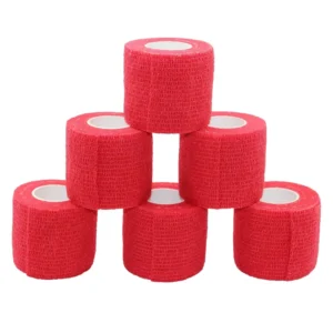 Sports Medical Self Adhesive Far Infrared Camouflage Elastic Bandage CE Certified Class I Customizable Non Woven Fabric Suture