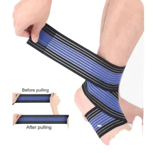 Sports Strain Wraps Bandages Elastic Ankle Support Pad Protection Ankle Bandage Guard Gym Protection