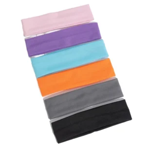 Sports Yoga Headbands Women Simple Adjustable Men Running Head Band Absorb Sweat Elastic Hair Bands Soild Headband