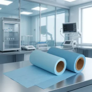 Spunlace Nonwoven Fabric PE Film Laminated for Medical Bed Sheet