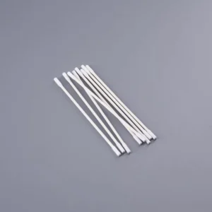 Square Flat Double Head Tip Cotton Industrial Swabs Paper Lint Free Stick Swabs