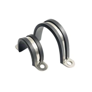 Stainless Steel #316/#304 Metric Zinc Finish U Shaped Saddle Clamp Rubber for General Industrial Use Erosion Resistant for Pipe