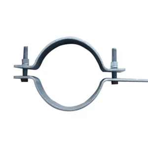 Stainless Steel Adjustable Hot Dip Galvanized Steel Pipe Hanger Round Type Tube Support Pipe Clip Pipe Bracket Clamp With Rod
