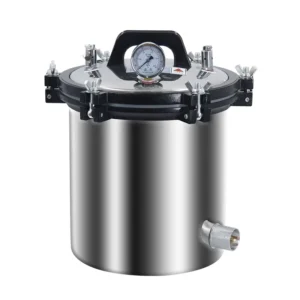 Stainless Steel Autoclave Pressure Steam Sterilizer Customizable 8L 12L 18L 24L Capacity OEM Supported Laboratory Equipment