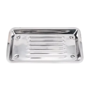 Stainless Steel Dental Instruments Tray Surgical Nursing Medical Equipment Steriliser Container Medical Tray Dental Tools