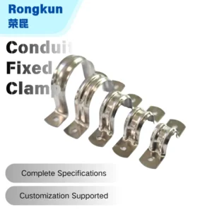 Stainless Steel Double Ear Saddle Clip Heavy Duty Metric 110mm Customized for Construction