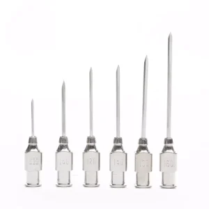 Stainless Steel Injector Needles Poultry Animal Veterinary Metal Livestock Vaccination Syringes Needles