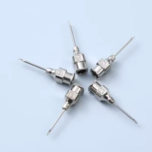 Stainless Steel Injector Needles Poultry Animal Veterinary Metal Vaccination Needles Laboratory Dispensing Needles
