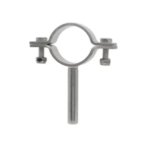 Stainless Steel Round Tube Connector Zinc Plated Forged Hanger Clamp Holder with Two Bolts 1/2’~4′