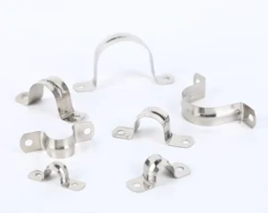 Stainless Steel SS304 U Shaped Clamps Clamp Range 5mm 200mm for Conduit Strap PVC Tube Steel Pipe Measurements in Metric System