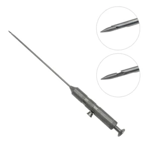 Stainless Steel Suture Needle Closure Needle 1.5mm 2.2mm Autoclavable Automatic Thread Piercing Needle Laparoscopic Instruments
