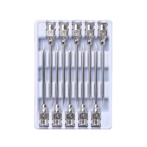 Stainless Steel Veterinary Thick Wall Long Needles for Pigs Sheep Diagnosis Injection Use Model Five Thousand Six Hundred