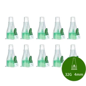 Standard 31G 32G Disposable Micro Needles 100Pcs Per Box Universal Fit Body Care Pen Needles for Industrial Use