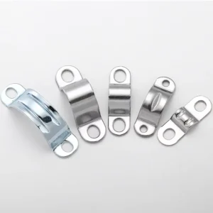 Steel Pipe Saddle Clamp for Secure Pipe Fixing Used in Industrial Electrical Mechanical and General Installation Applications