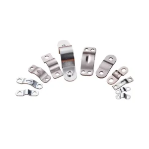Steel Saddle Clamp for Pipe and Cable Fixing Used in Industrial Electrical Mechanical and General Installation Applications