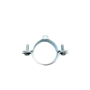 Steel Swivel Pipe Saddle Clamp 6 Inch Zinc Plated With Soundproofing Rubber for Plumbing and HVAC