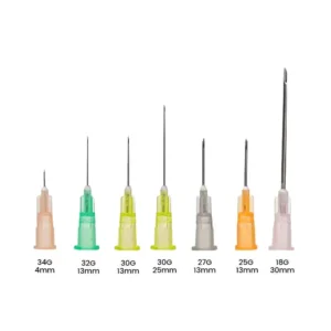 Sterile 25g 13mm Disposable Sharp Hypodermic Needle for Injection Teeth Multipurpose