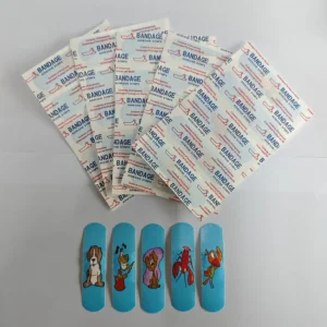 Sterile Adhesive Strip Band-Aid Kids Waterproof Microporous PE Medical Bandage CE Certified Class I Disinfecting 72x19mm Aid