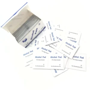 Sterile Alcohol Prep Pads 70% Isopropyl Alcohol Disposable Skin Cleansing Wipes 3x6cm