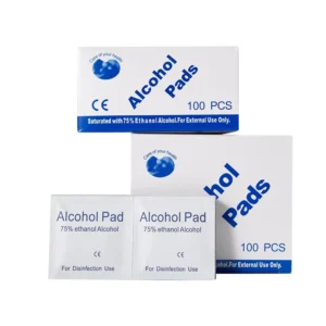 Sterile Alcohol Prep Pads Alcohol Wipes 75% Nail Clean Skin Care Professional Disposable Swabs for Injection Safety 3x6cm 70%