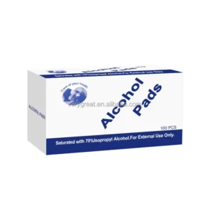 Sterile Alcohol Prep Pads Disposable Antibacterial Swabs for Skin Cleaning and Disinfection OEM ODM Manufacturer