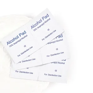 Sterile Alcohol Prep Pads for Veterinary Care Disposable Swabs for Animal Injection Safety