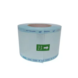Sterile Autoclave Plastic Flat Sterilization Pouches Rolls Reel Disposable Dental Products Supply